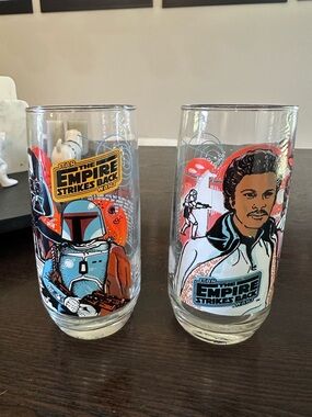 Star Wars Character Glasses — Lando Calrissian & Darth Vader
